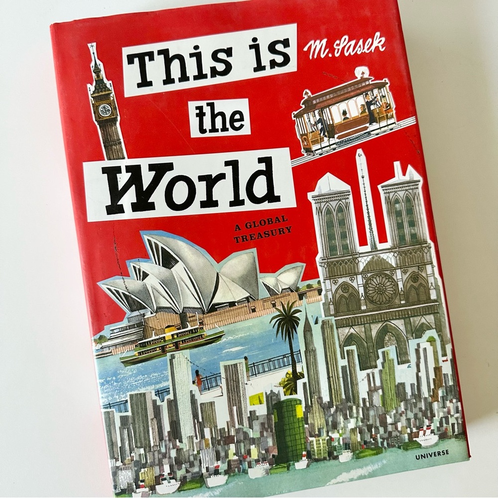 Anthropologie Home Decor Books - This is the World Book by M. Sasek
